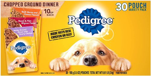 how much is a bag of pedigree dog food