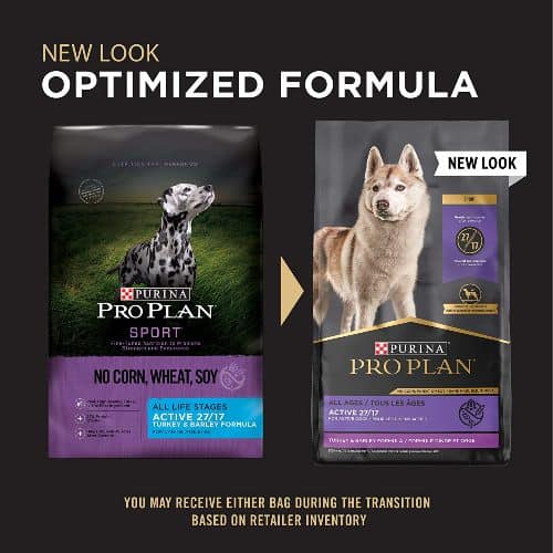 Purina Pro Plan All Ages Sport Active 27/17 Turkey & Barley Formula ...