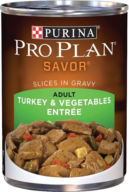 Purina Pro Plan SAVOR Adult Turkey & Vegetables Entrée Slices in Gravy ...