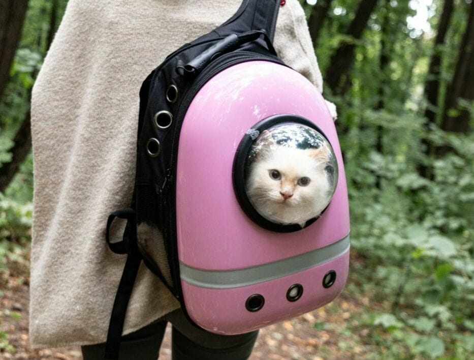 Travel Cat Backpack Bubble Carrier — Jeffrey's Natural Pet Foods